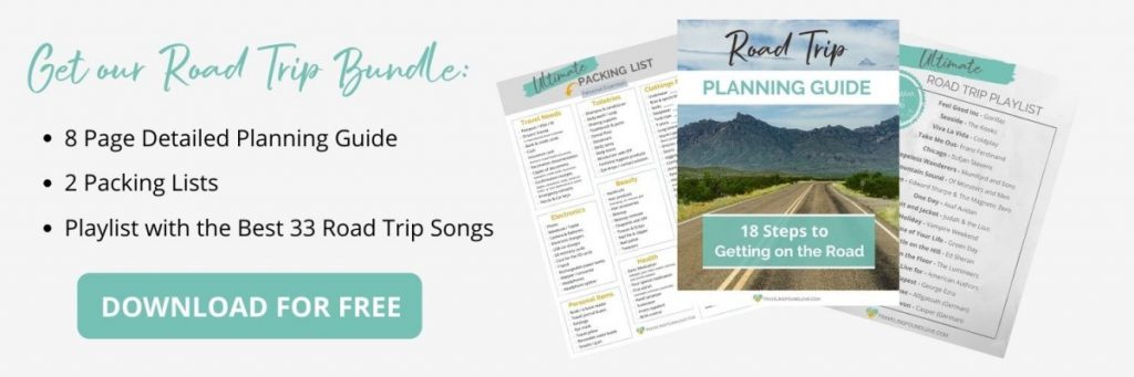 Our Road Trip Bundle: Road Trip Planning Guide, Packing Lists, Music Playlist