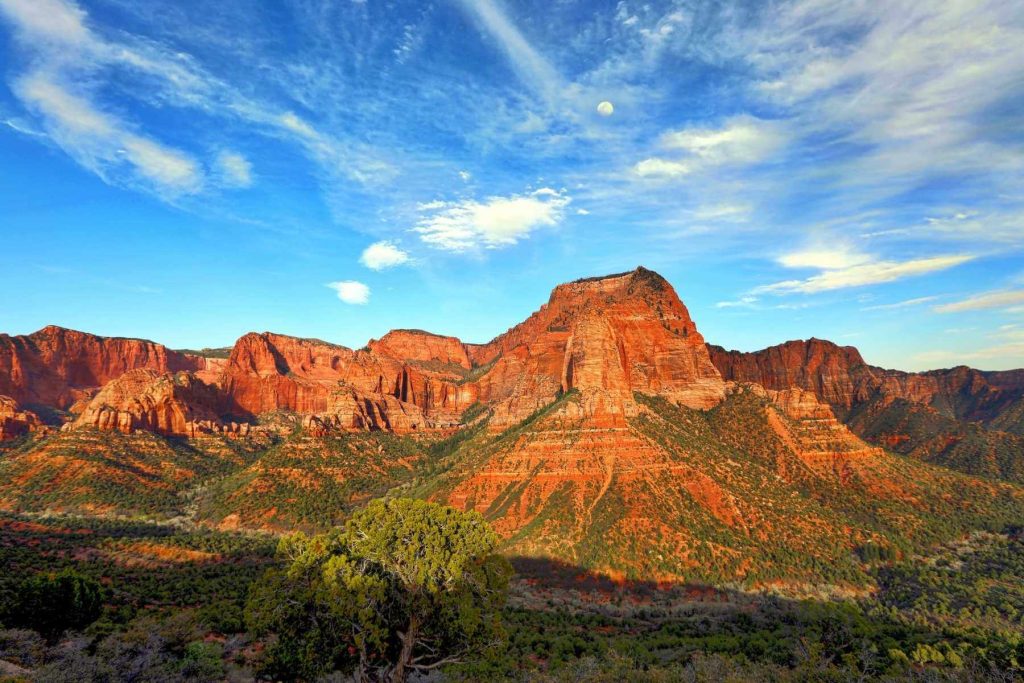 View of the Kolob Canyons from the Timber Creek Overlook