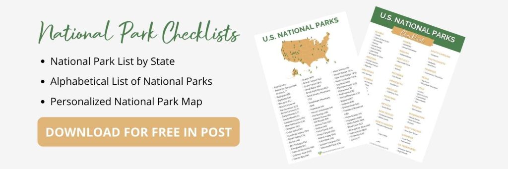 National Park Checklists