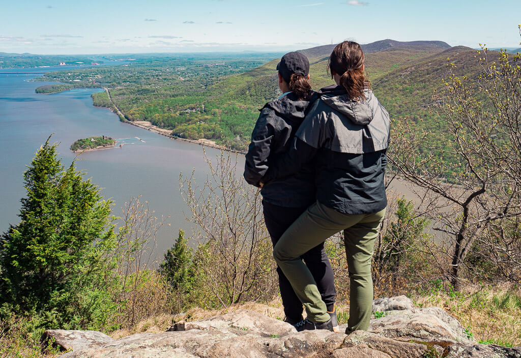 Us standing on top of Storm Kind Mountain, one of the best Cold Spring hiking trails