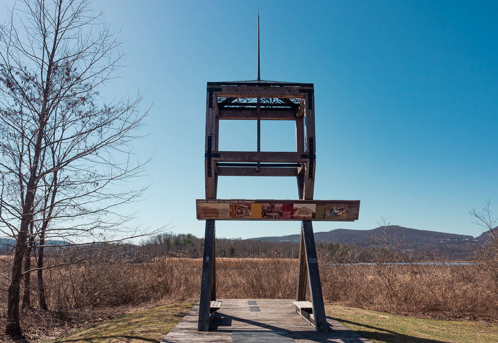 Steel construction at the West Point Foundry Preserve