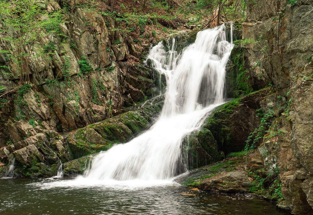 The powerful Indian Brook Falls