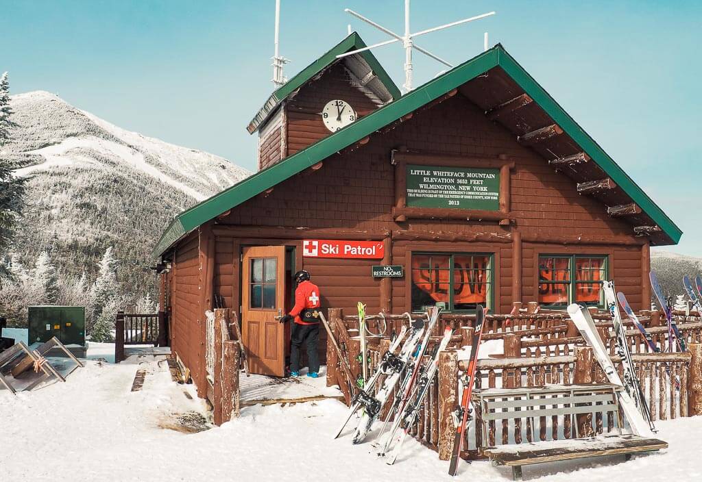 Ski Patrol Hut on top of Whiteface Mountain