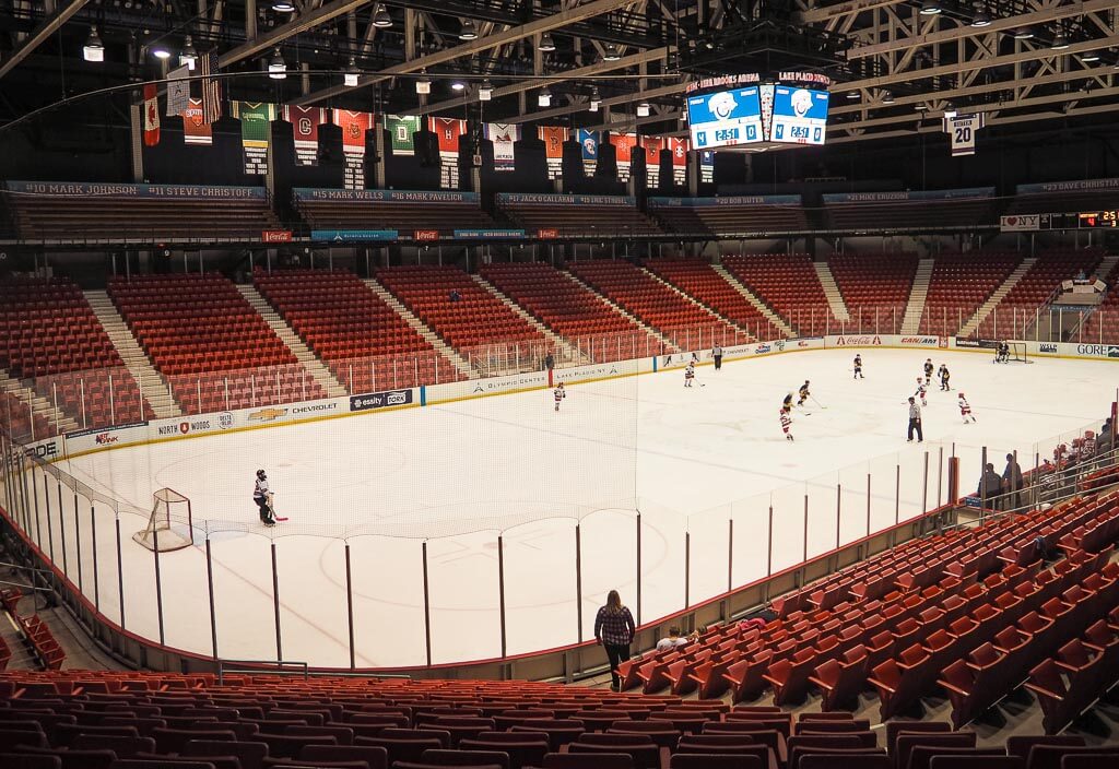 Ice rink in the Olympic Center