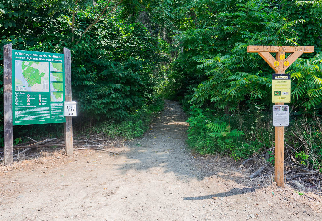 You will end the long long at the Wilkinson Memorial trailhead