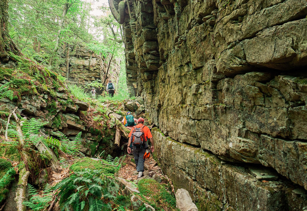 Hiking in Hudson Valley offers various trails. This time we are bushwhacking through Minnewaska State Park