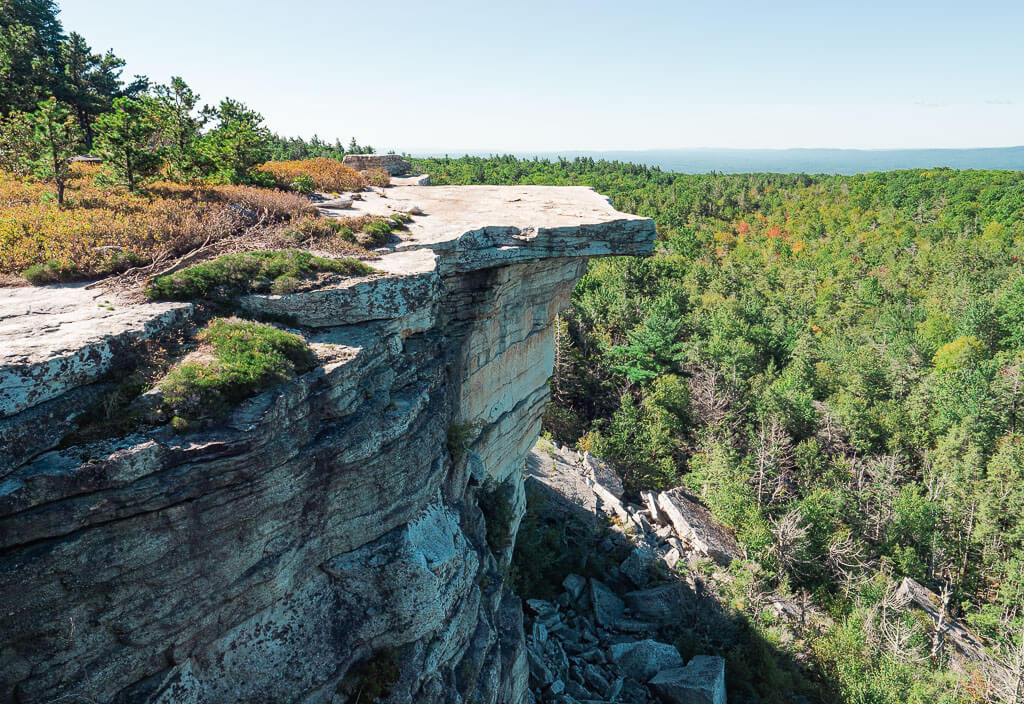 Random rock formation in Minnewaska State Park