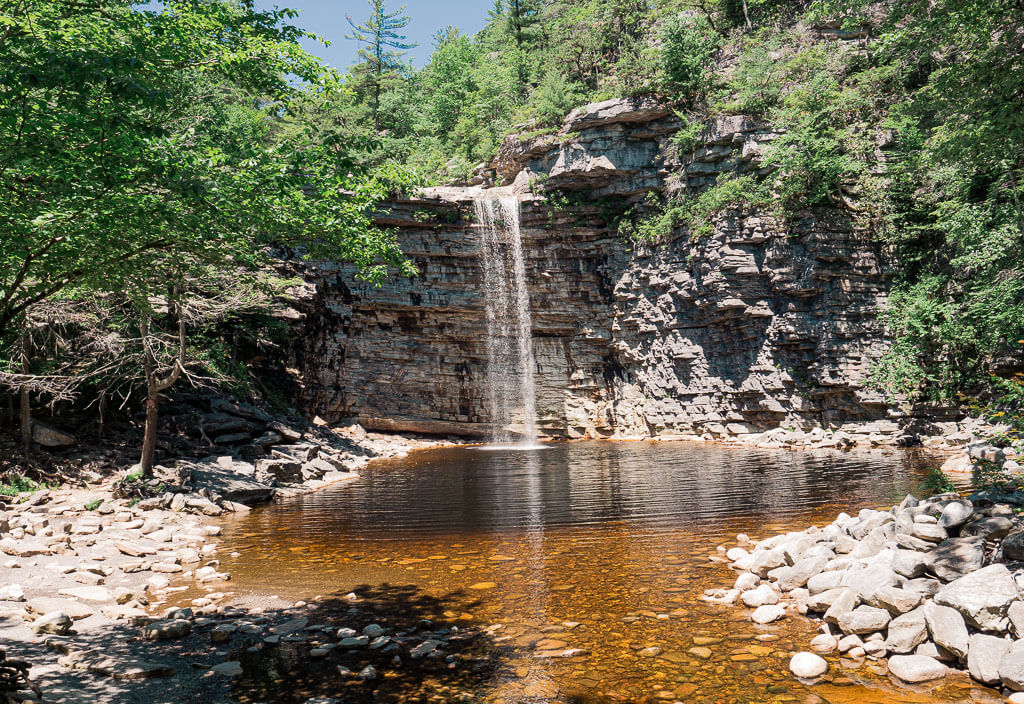 Awosting Falls in Minnewaska State Park