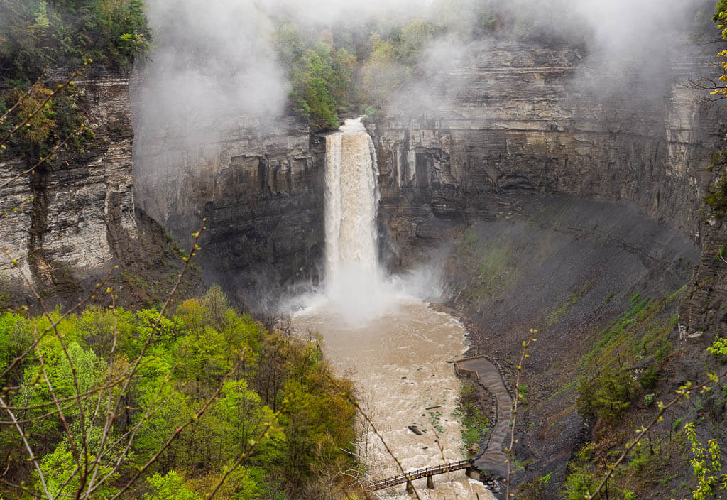 Taughannock Falls from the Rim Trail