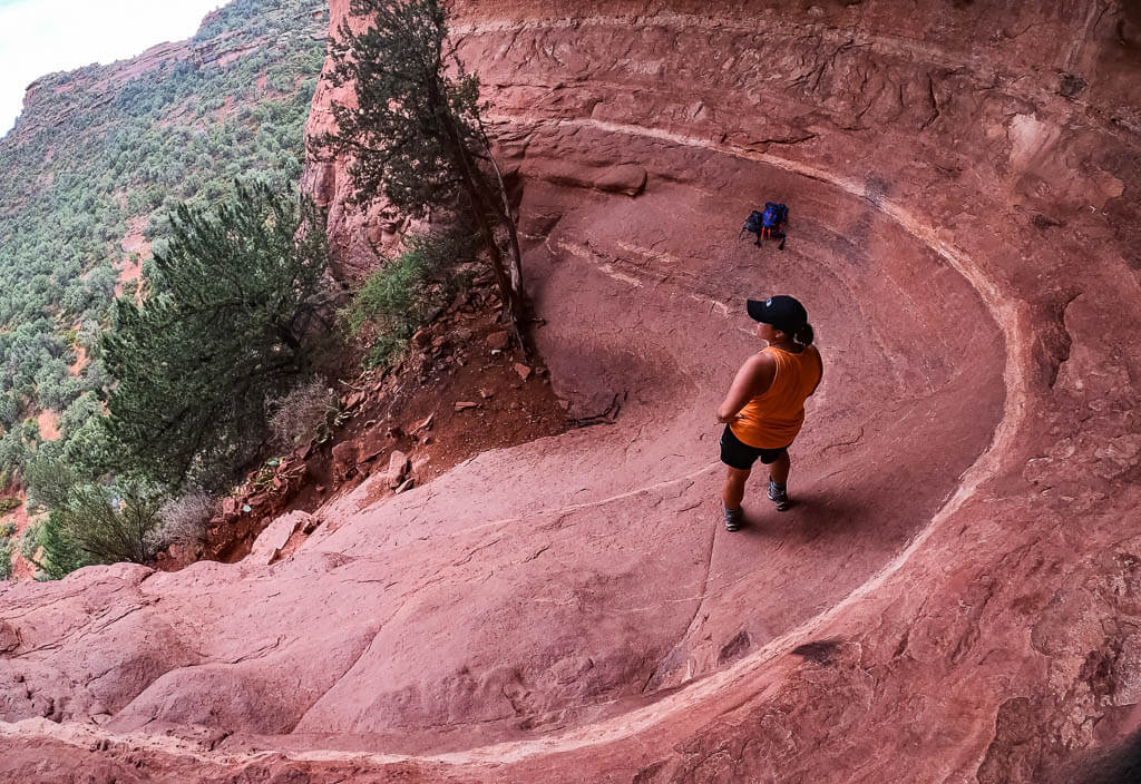 Wide Angle Picture of the Birthing Cave Sedona