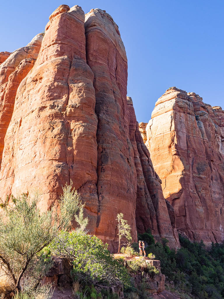 Us standing on top of Cathedral Rock in Sedona