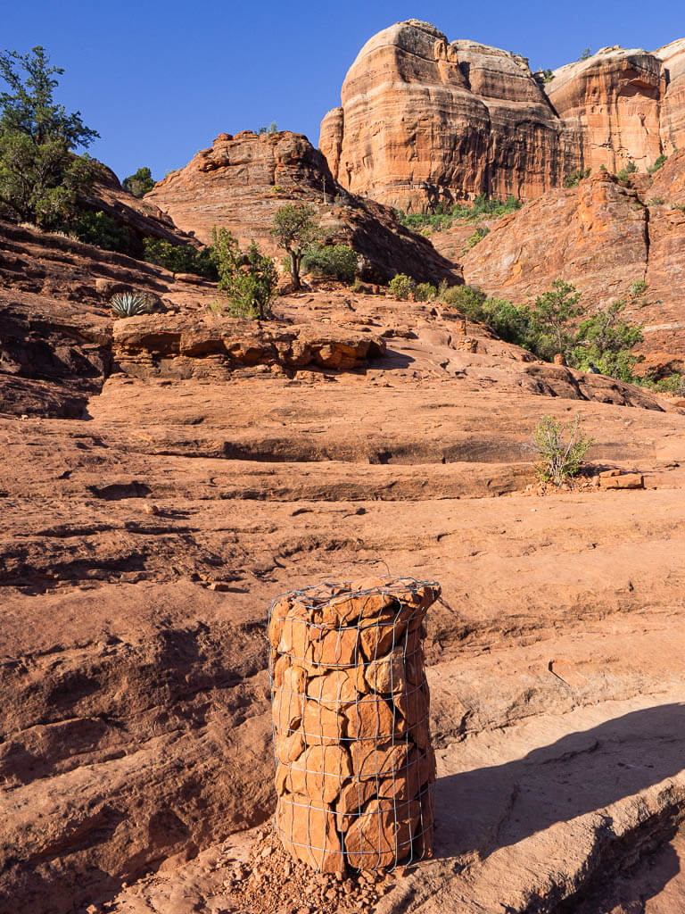 Cairns on the Cathedral Rock Sedona trail