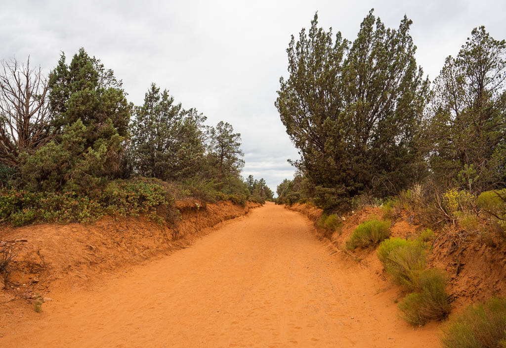 Dirt path to Devils Bridges