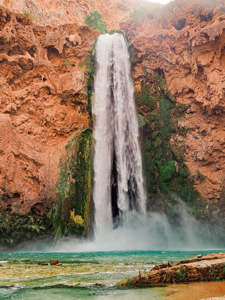 Mooney Falls from the base
