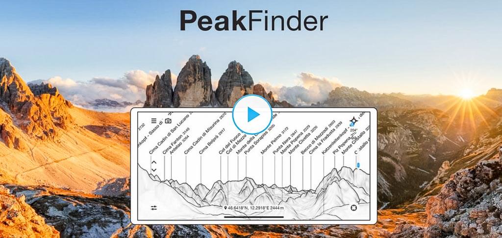 Peakfinder App Preview