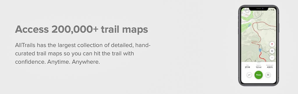 Best hiking app Alltrails