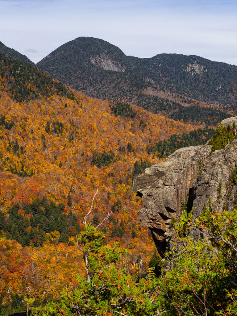 The actual Indian Head rock formation