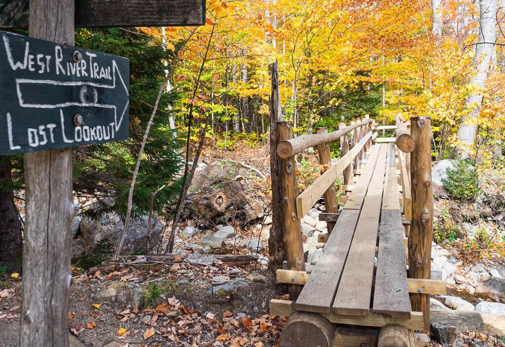 Bridge leading to the West River Trail