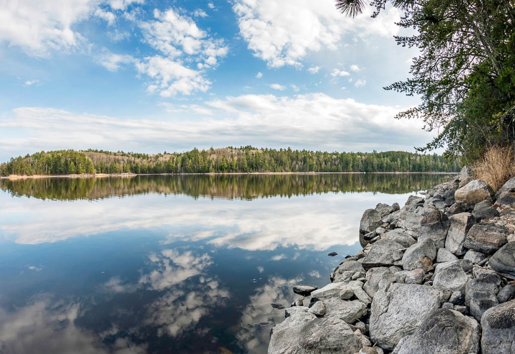 Explore the waters on a boat in Voyageurs National Park