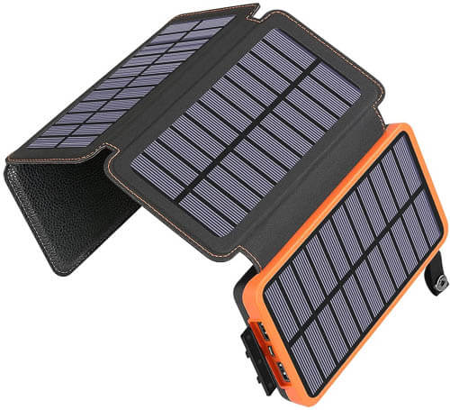 A ADDTOP Solar Charger Power Bank_