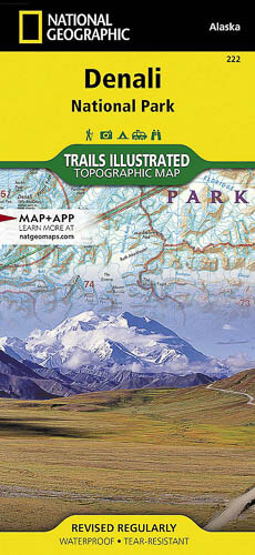National Geographic Denali Park Map