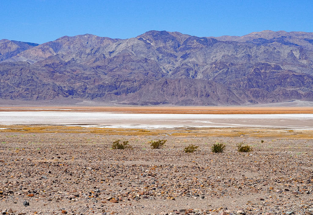 Salt Flats in Death Valley