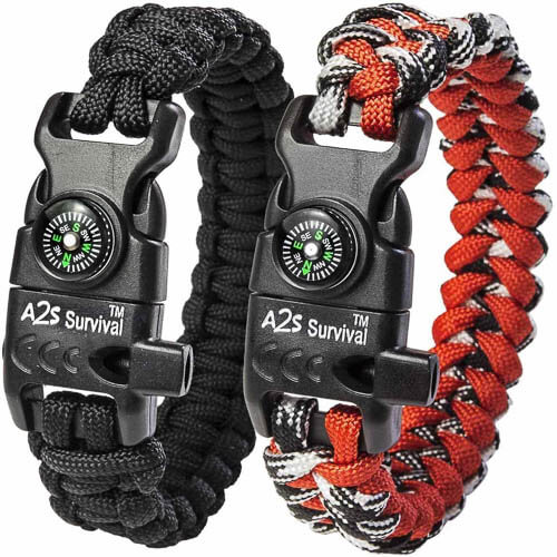 Two Survival Bracelets