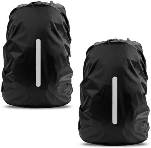 Black waterproof Rain Cover for Backpack