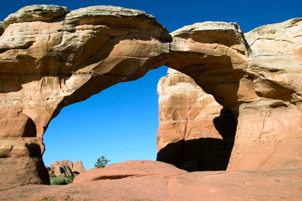 Broken Arch in Arches National Park