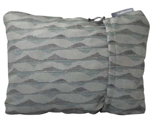 Grey Therm-A-Rest travel pillow