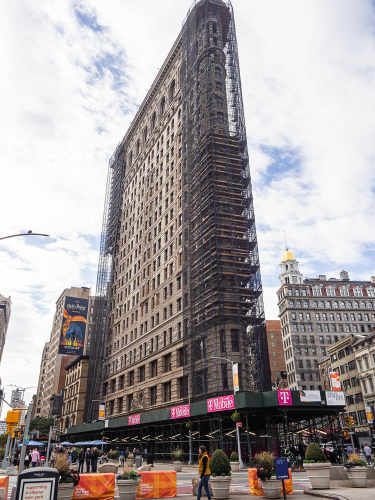 The Flatiron Building is one of the most remarkable places in Manhattan