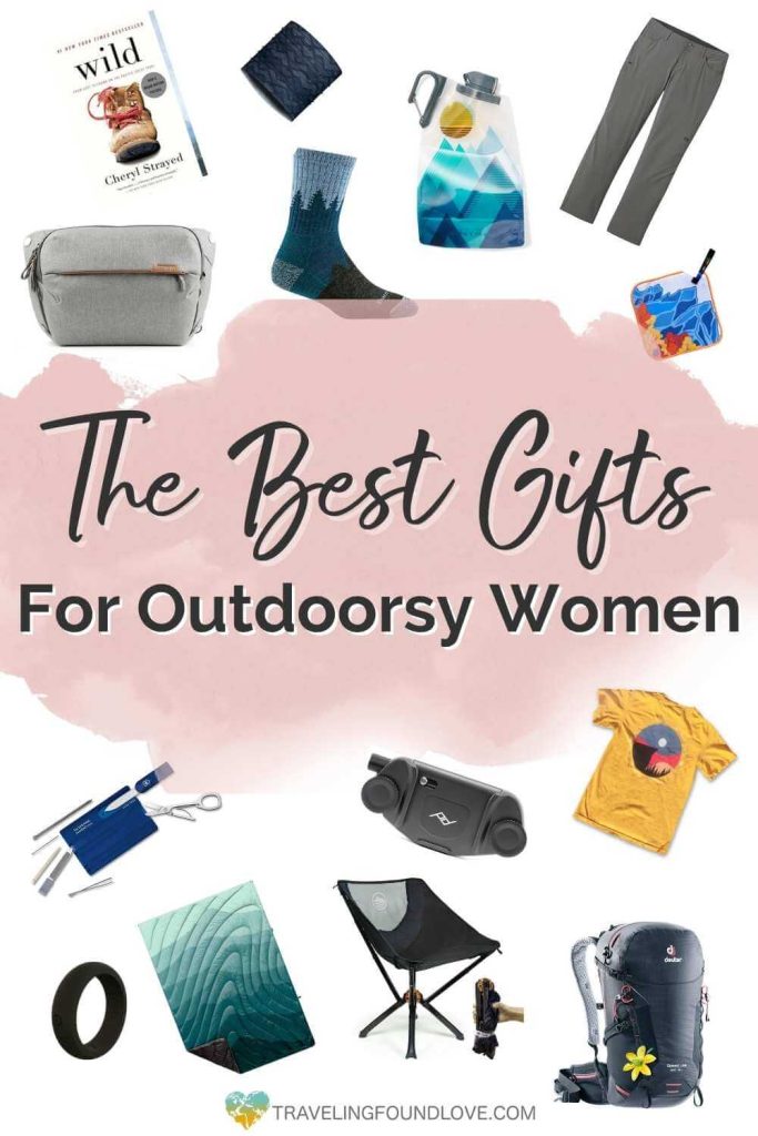 14 best gifts for outdoorsy women pin