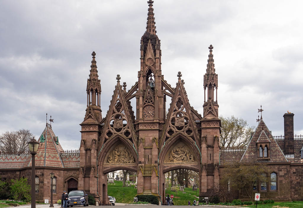 Entry Gate for the Green-Wood Cemetery in Brooklyn