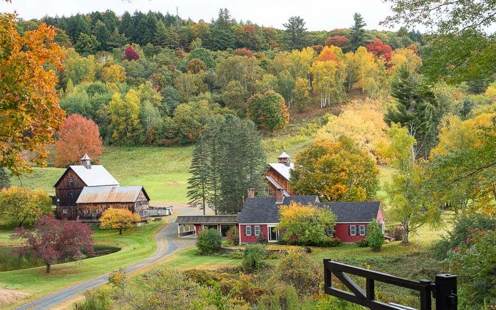 Farm Houses in Vermont
