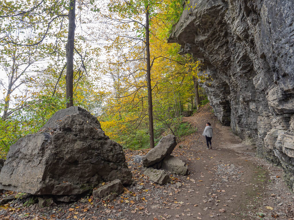 Wide passage of the Indian Ladder Trail