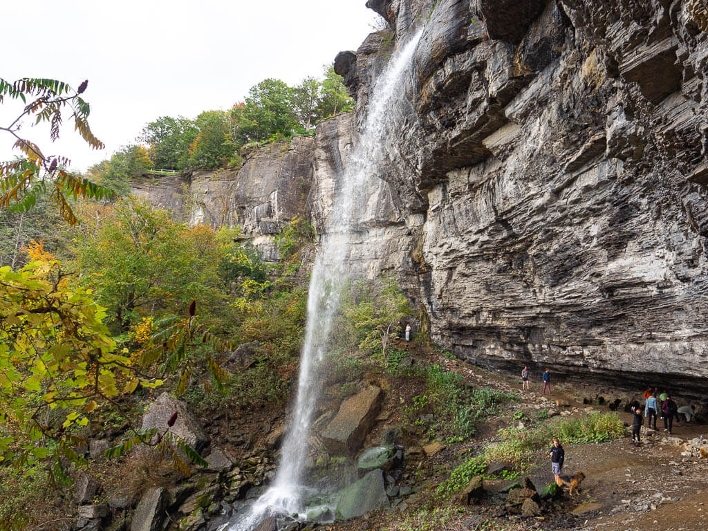 Minelot Falls on the Indian Ladder Trail
