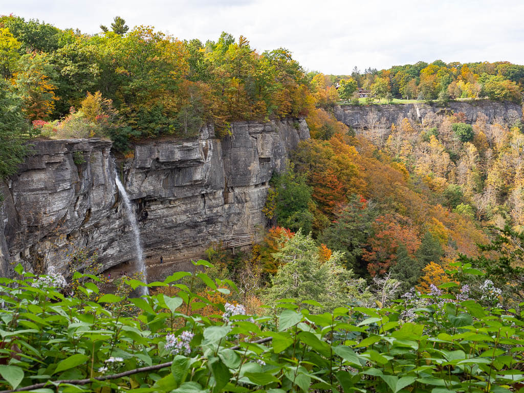 Views of the Indian Ladder Trail from the Escarpment Trail