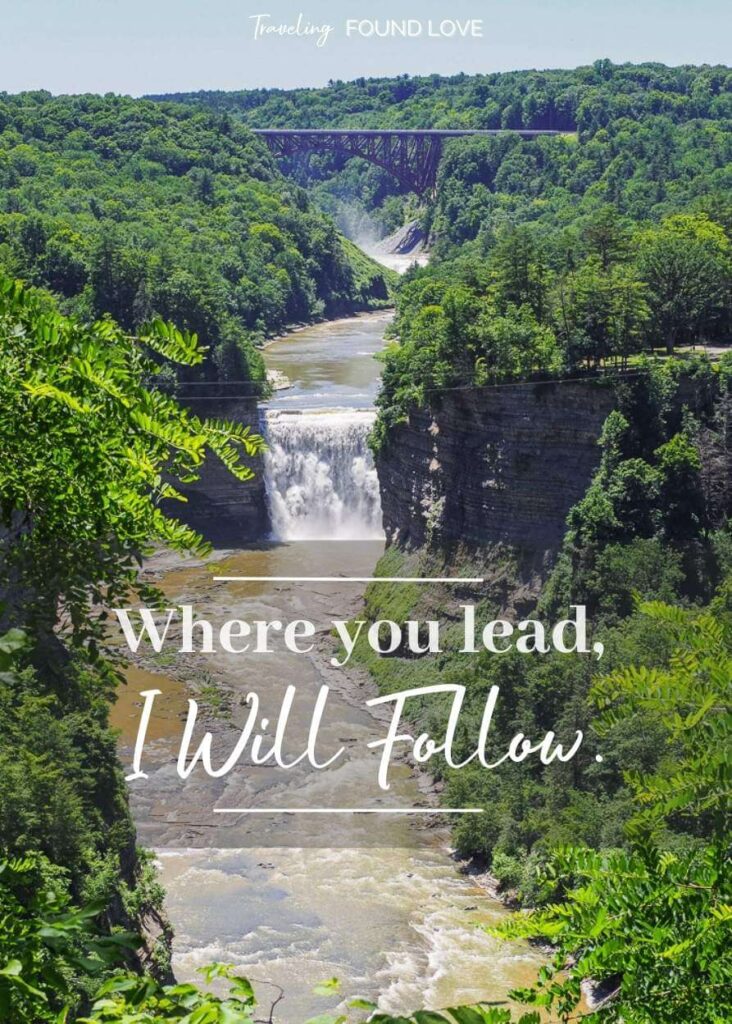Quotes about falls with waterfall in the background